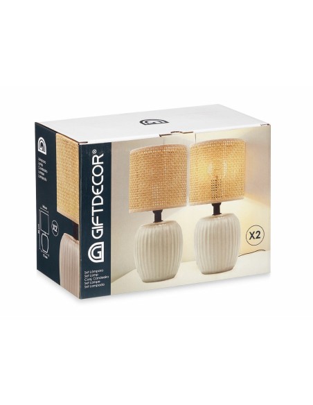 Lampe de bureau Blanc 60 W 2 Unités
