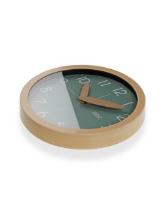 Horloge Murale Versa Vert Plastique Minimaliste 4,1 x 30 x 30 cm 2