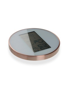 Horloge Murale Versa Blanc Plastique Minimaliste 2,8 x 25 x 25 cm 2