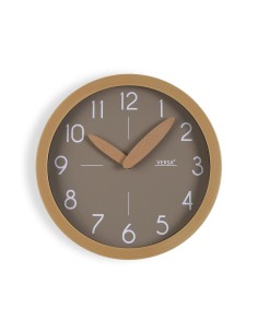 Horloge Murale Versa Gris Plastique Minimaliste 4,1 x 30 x 30 cm