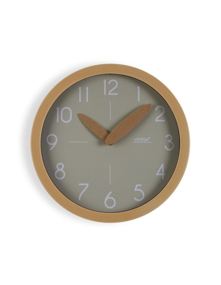 Horloge Murale Versa Gris Plastique Minimaliste 4,1 x 30 x 30 cm