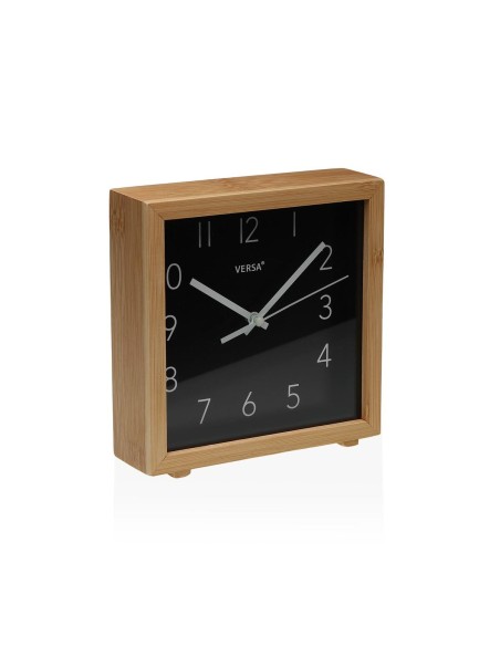 Horloge de table Versa Noir Minimaliste