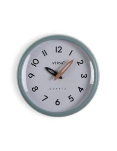 Horloge Murale Versa Blanc Vert Plastique