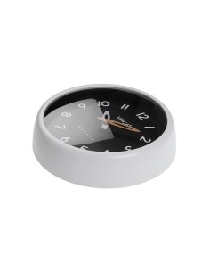 Horloge Murale Versa Blanc Noir Plastique 2