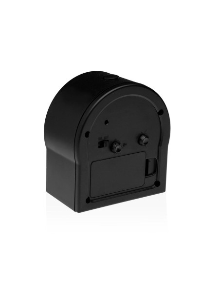 Pendule Réveil Versa Noir Plastique