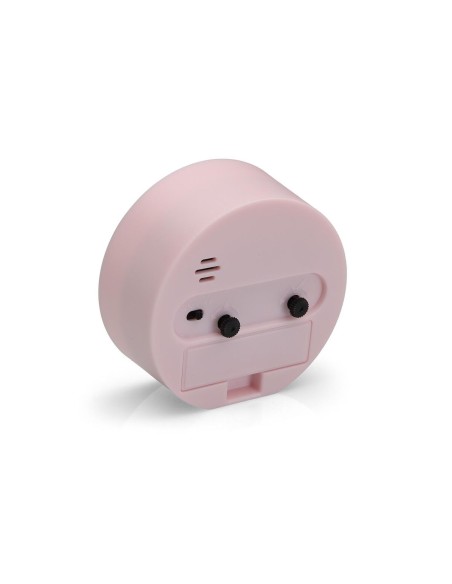 Pendule Réveil Versa Rose Plastique