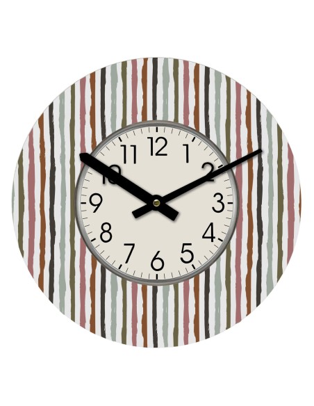 Horloge Murale Versa Bois 4 x 30 x 30 cm