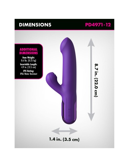 Vibrateur G-Spot Pipedream Fantasy for her Violet