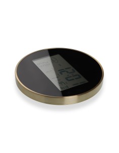 Horloge Murale Versa Noir Plastique Minimaliste 4,1 x 30 x 30 cm 2