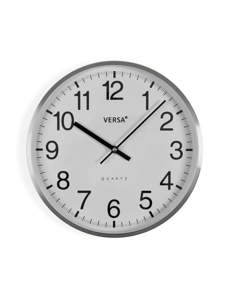 Horloge Murale Versa Blanc Métal
