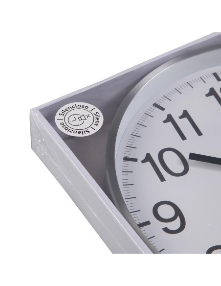 Horloge Murale Versa Blanc Métal
