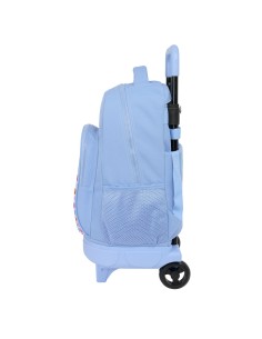 Cartable Smiley Joyful Bleu Multicouleur 33 x 45 x 22 cm 2