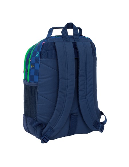 Cartable Benetton Damero Blue marine 32 x 42 x 15 cm