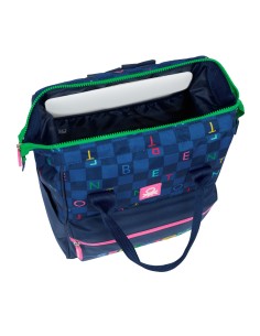 Cartable Benetton benetton Blue marine 27 x 40 x 19 cm 2