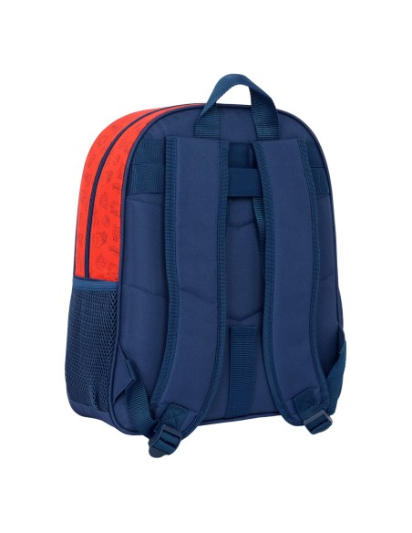 Cartable Super Mario Trick Rouge Bleu foncé 32 x 38 x 12 cm
