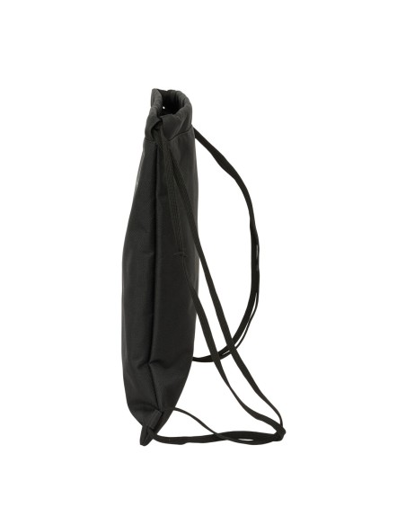 Sac à dos serré par des ficelles Kappa Dark Noir 35 x 40 x 1 cm