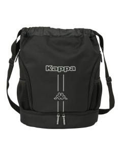 Sac à dos serré par des ficelles Kappa Dark Noir 35 x 40 x 1 cm