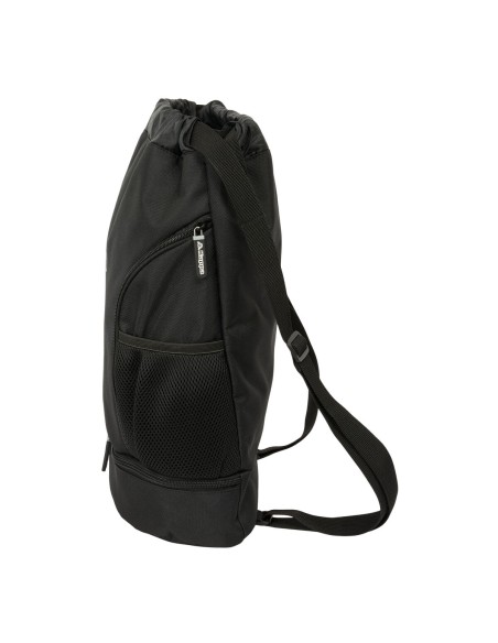 Sac à dos serré par des ficelles Kappa Dark Noir 35 x 40 x 1 cm
