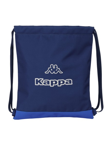 Sac à dos serré par des ficelles Kappa Rain Blue marine 35 x 40 x 1 cm