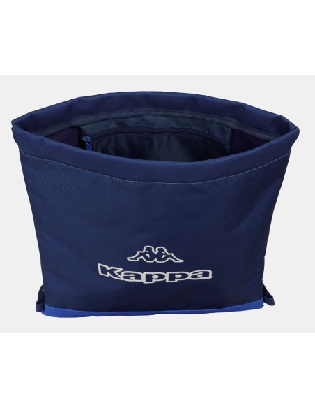 Sac à dos serré par des ficelles Kappa Rain Blue marine 35 x 40 x 1 cm