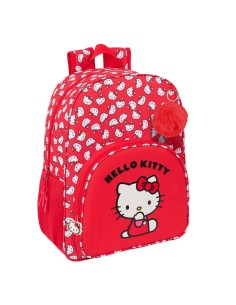 Cartable Hello Kitty Iconic Blanc Rouge 33 x 42 x 14 cm