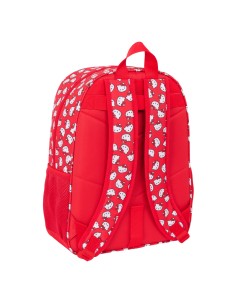 Cartable Hello Kitty Iconic Blanc Rouge 33 x 42 x 14 cm 2