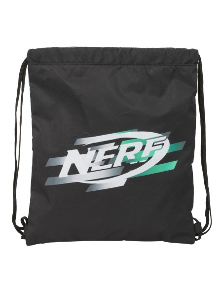 Sac à dos serré par des ficelles Nerf Game Noir 35 x 40 x 1 cm