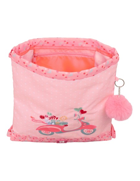 Sac à dos serré par des ficelles Moos Passion Multicouleur 35 x 40 x 1 cm