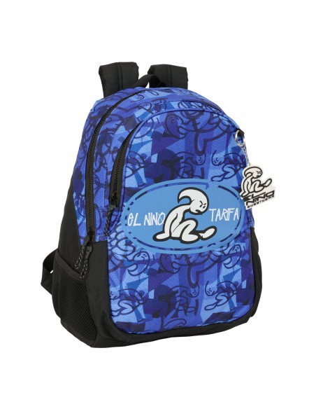 Cartable El Niño Roller Bleu Noir 32 x 44 x 16 cm