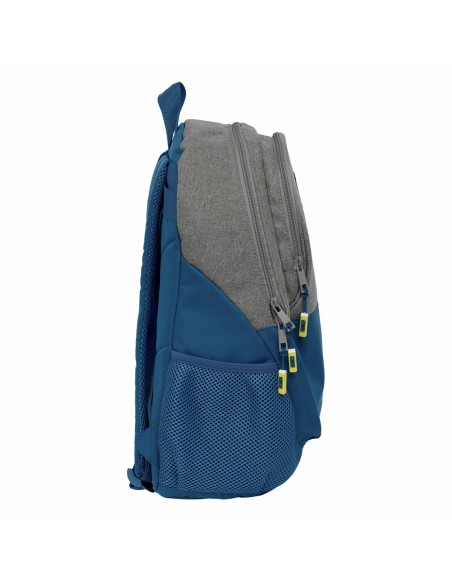Cartable Munich Street Bleu Gris 32 x 44 x 16 cm