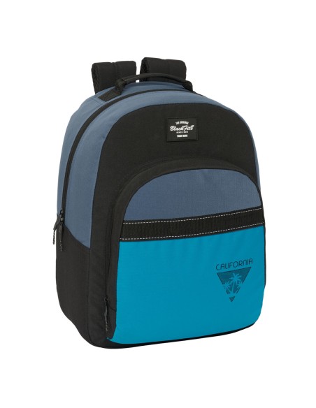 Cartable BlackFit8 California Bleu Noir 32 x 42 x 15 cm
