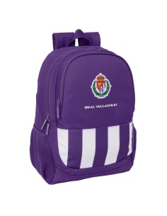 Cartable Real Valladolid C.F. Blanc Violet 32 x 44 x 16 cm