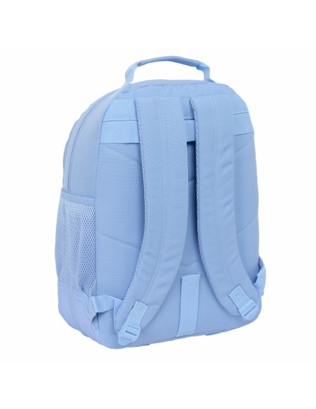 Cartable Smiley Joyful Bleu Multicouleur 32 x 42 x 15 cm