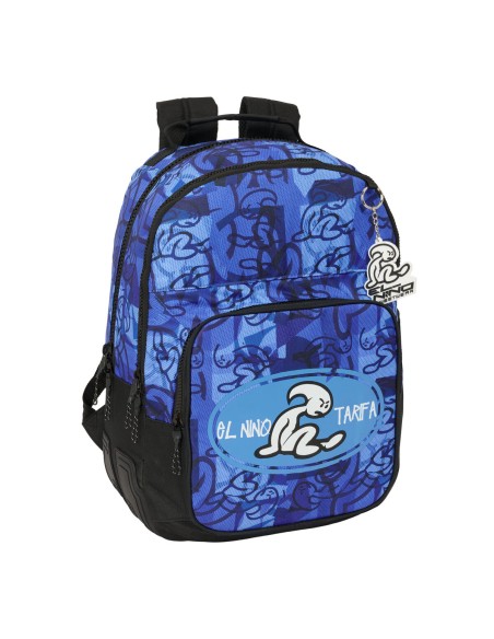 Cartable El Niño Roller Bleu Noir 32 x 42 x 15 cm