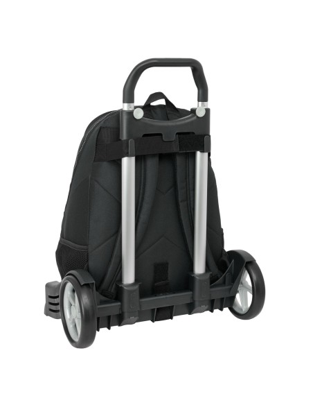 Cartable à roulettes Munich Topo Noir 32 x 44 x 16 cm