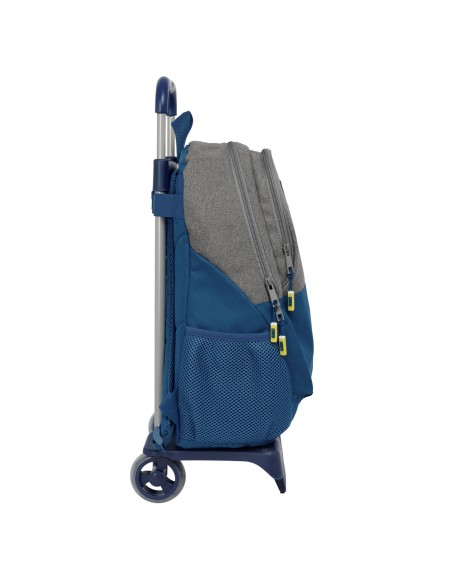 Cartable à roulettes Munich Street Bleu Gris 32 x 44 x 16 cm