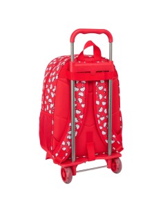 Cartable à roulettes Hello Kitty Iconic Blanc Rouge 33 x 42 x 14 cm 2