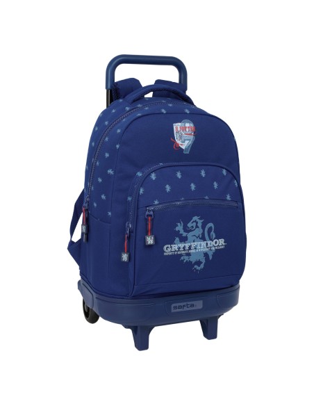 Cartable à roulettes Harry Potter Captain Blue marine 33 x 45 x 22 cm