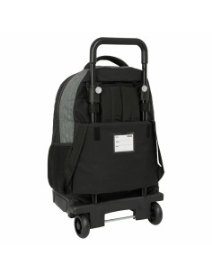 Cartable à roulettes BlackFit8 Old school Noir Gris 33 x 45 x 22 cm 2