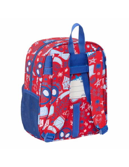 Cartable Spider-Man Rescue Bleu Rouge 22 x 27 x 10 cm