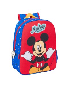 Cartable Mickey Mouse Clubhouse Good day Bleu 26 x 34 x 11 cm