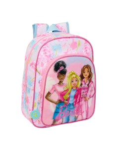 Cartable Barbie Painterly Rose Bleu ciel 26 x 34 x 11 cm