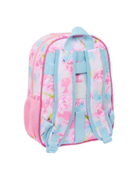 Cartable Barbie Painterly Rose Bleu ciel 26 x 34 x 11 cm