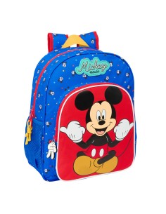 Cartable Mickey Mouse Clubhouse Good day Bleu 32 x 38 x 12 cm
