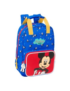 Cartable Mickey Mouse Clubhouse Good day Bleu 20 x 28 x 8 cm