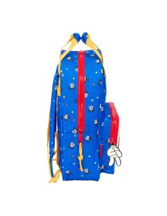Cartable Mickey Mouse Clubhouse Good day Bleu 20 x 28 x 8 cm 2