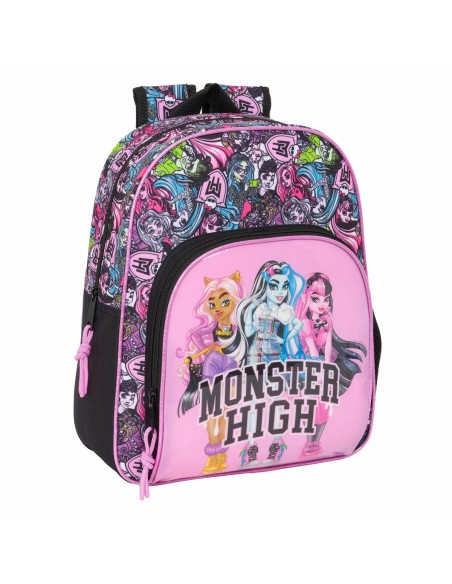 Cartable Monster High Drama Multicouleur 28 x 34 x 10 cm