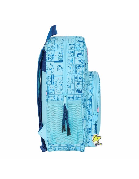 Cartable Snoopy Love Bleu 32 x 38 x 12 cm