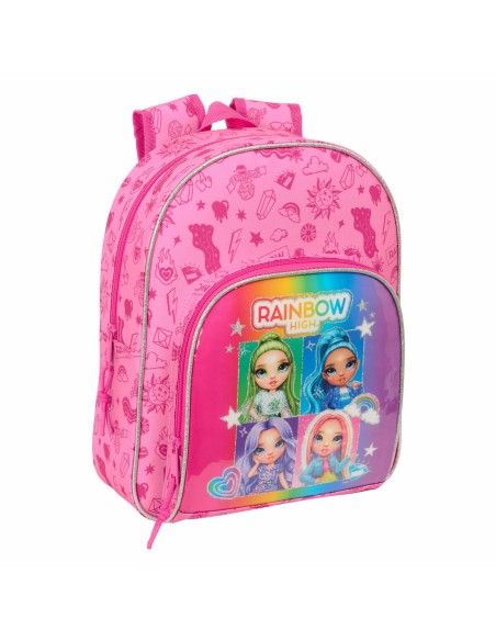 Cartable Rainbow High Shine Multicouleur 28 x 34 x 10 cm