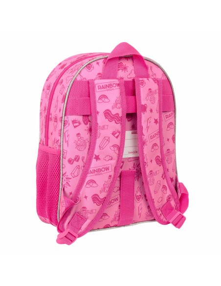Cartable Rainbow High Shine Multicouleur 28 x 34 x 10 cm